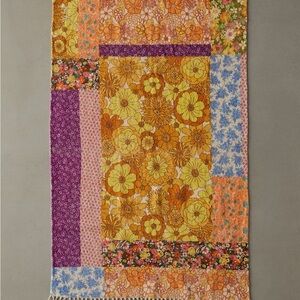 Urban Outfitters Multicolor Floral Patchwork carpet